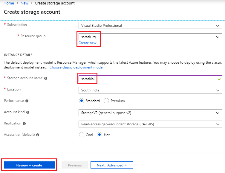 Single Page Application in Blazor with Azure Table Storage